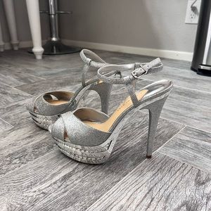 Silver Gianni Bini Heels